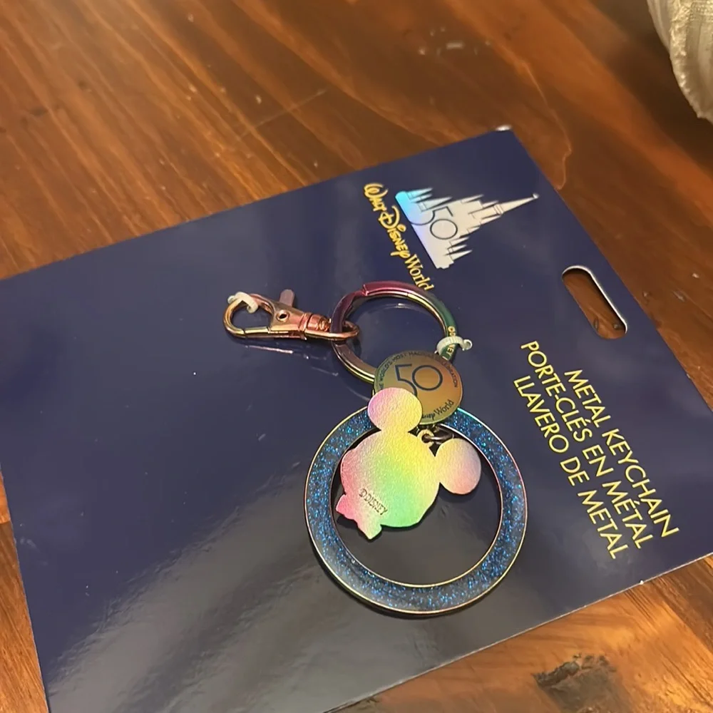 Celebrate 50 Years of Disney World Magic With this Adorable Keychain
